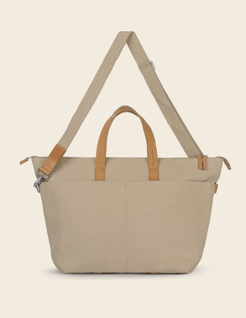 Kin Hold-all Bag, Beige -Soft BagsSoft Bags-PROJECTKIN