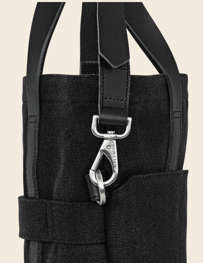 Kin Zipped Tote, Black -Soft BagsSoft Bags-PROJECTKIN